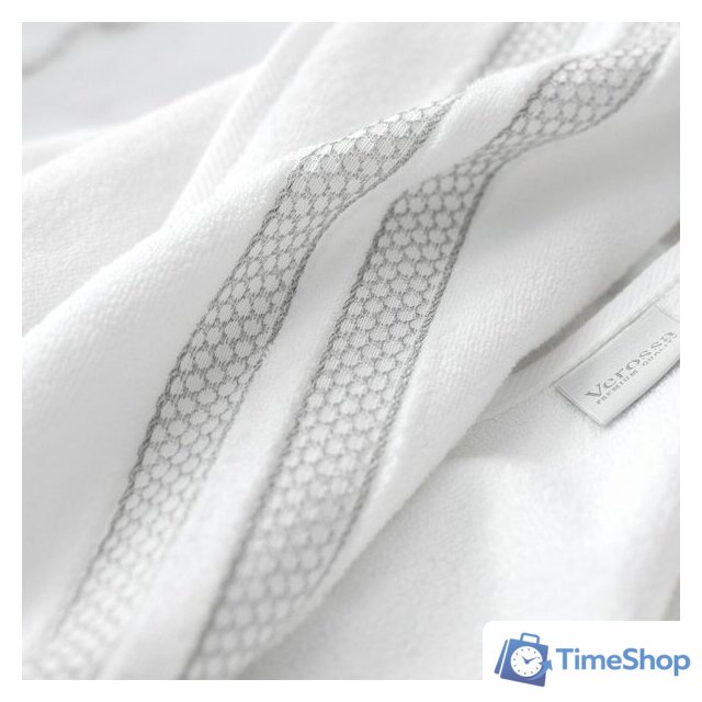 Набор полотенец Verossa МХ50 Reticolo 08 НПК044 752382 (белый) - Изображение №5 — Интернет-магазин Time-Shop