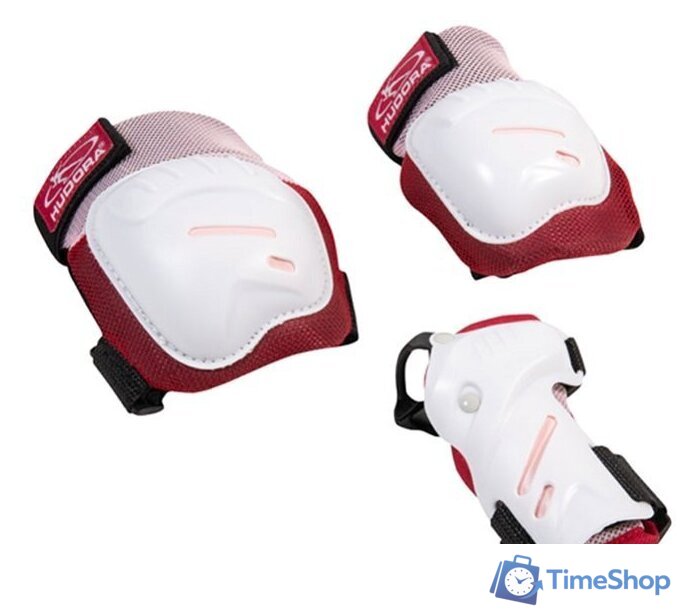 Комплект защиты Hudora Biomechanisches Protektoren Set Comfort 83052 (M, Rosa) - Изображение №1 — Интернет-магазин Time-Shop