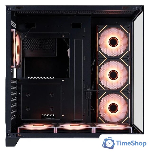 Корпус 1stPlayer MEGAVIEW MV8-TP ARGB MV8-TP-BK-6FC7R-1FC7-HUB2 (черный) - Изображение №6 — Интернет-магазин Time-Shop