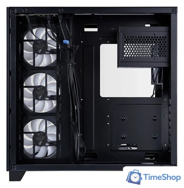 Корпус 1stPlayer MEGAVIEW MV8-TP ARGB MV8-TP-BK-6FC7R-1FC7-HUB2 (черный) - Изображение №7 — Интернет-магазин Time-Shop