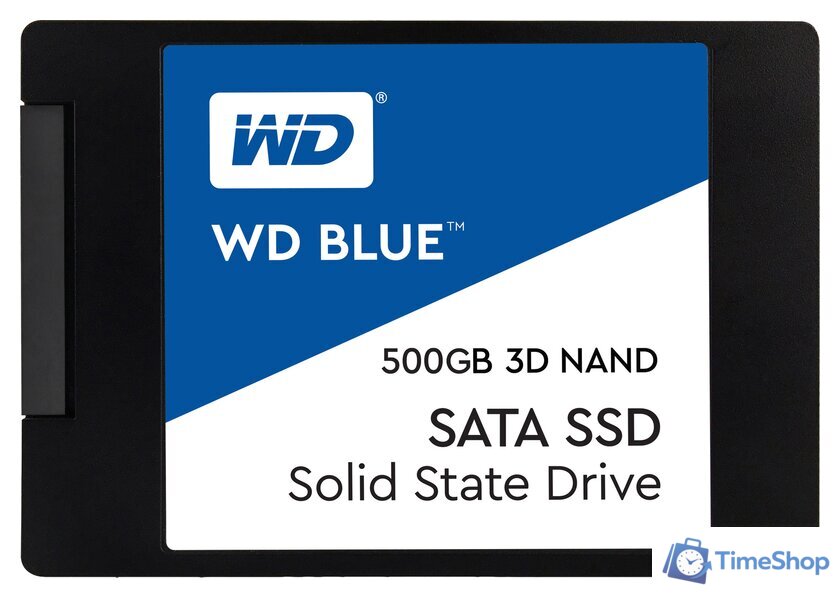 SSD WD Blue 3D NAND 500GB WDS500G2B0A - Изображение №1 — Интернет-магазин Time-Shop