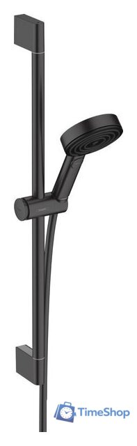 Душевой гарнитур  Hansgrohe Pulsify Select 105 3jet Relaxation 24160670 (черный матовый) - Изображение №1 — Интернет-магазин Time-Shop