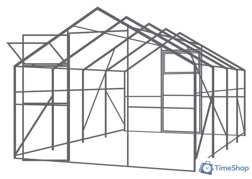 Каркас теплицы Садовод Кантри (4м) - Изображение №1 — Интернет-магазин Time-Shop