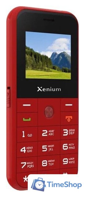 Кнопочный телефон Xenium X718 (красный) - Изображение №5 — Интернет-магазин Time-Shop