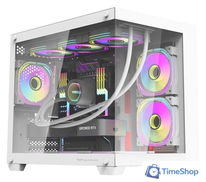 Корпус dark Flash C285MP (белый) - Изображение №1 — Интернет-магазин Time-Shop