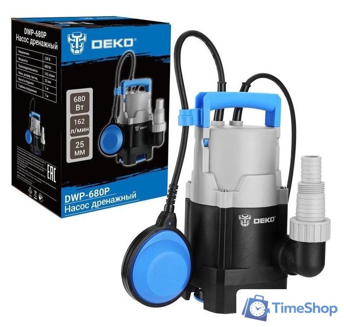 Дренажный насос Deko DWP-680P 084-2046 - Изображение №1 — Интернет-магазин Time-Shop