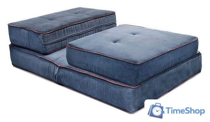 Кресло-кровать Лама-мебель Раскладное Марио (Bahama Denim/Bahama Grey) - Изображение №3 — Интернет-магазин Time-Shop