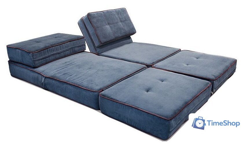 Кресло-кровать Лама-мебель Раскладное Марио (Bahama Denim/Bahama Grey) - Изображение №9 — Интернет-магазин Time-Shop