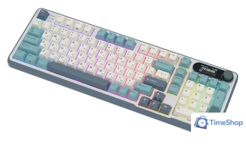 Клавиатура Royal Kludge RK-S98 RGB Light Cloud (RK Chartreuse) - Изображение №4 — Интернет-магазин Time-Shop