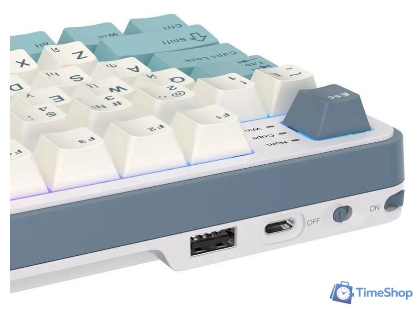 Клавиатура Royal Kludge RK-S98 RGB Light Cloud (RK Chartreuse) - Изображение №8 — Интернет-магазин Time-Shop