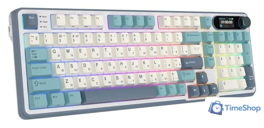 Клавиатура Royal Kludge RK-S98 RGB Light Cloud (RK Chartreuse) - Изображение №5 — Интернет-магазин Time-Shop