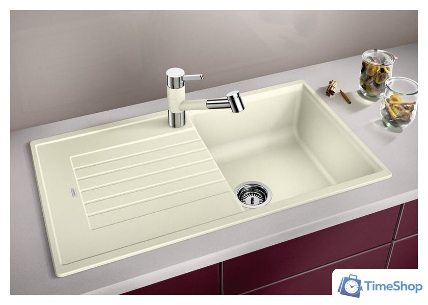 Кухонная мойка Blanco Zia 5 S 527387 (вулканический серый) - Изображение №2 — Интернет-магазин Time-Shop