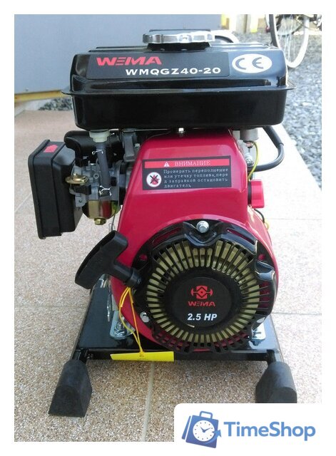 Мотопомпа Weima WMQGZ40-20 - Изображение №2 — Интернет-магазин Time-Shop