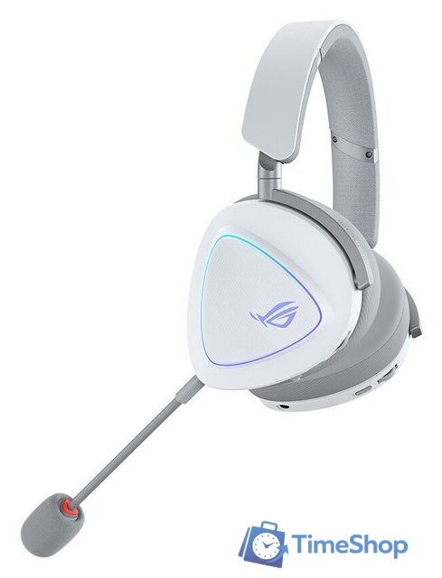 Наушники ASUS ROG Delta II Moonlight White - Изображение №3 — Интернет-магазин Time-Shop