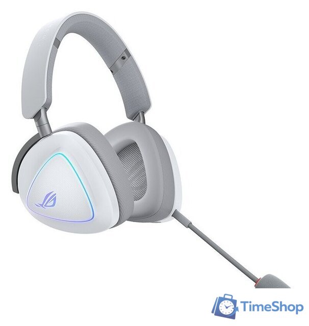Наушники ASUS ROG Delta II Moonlight White - Изображение №2 — Интернет-магазин Time-Shop