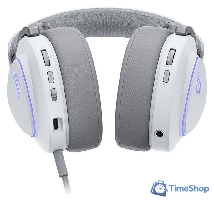 Наушники ASUS ROG Delta II Moonlight White - Изображение №5 — Интернет-магазин Time-Shop