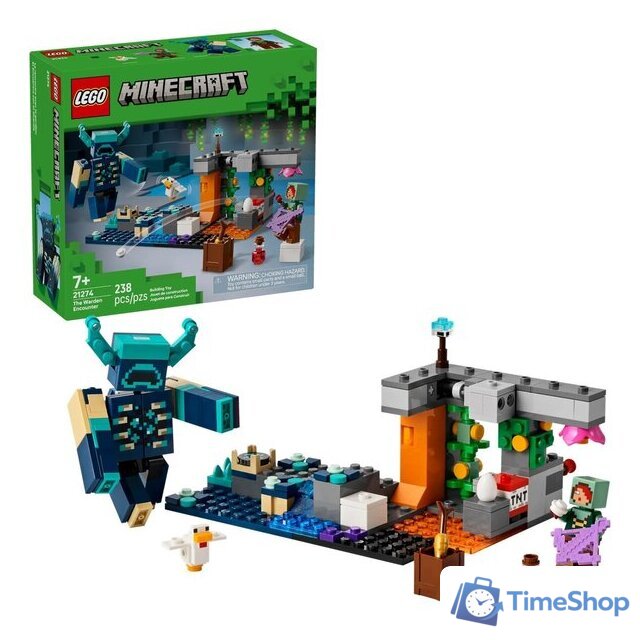 Конструктор LEGO Minecraft Встреча с надзирателем 21274 - Изображение №9 — Интернет-магазин Time-Shop