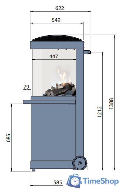 Биокамин Faber theBUZZ - Изображение №6 — Интернет-магазин Time-Shop