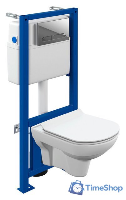 Унитаз подвесной Cersanit City XL CO DPL EO Slim+Link Pro+Estetica A64121 - Изображение №1 — Интернет-магазин Time-Shop