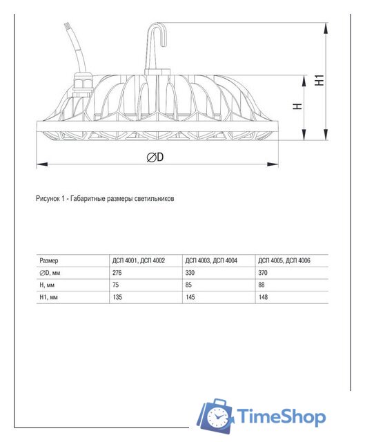 Светильник IEK LDSP0-4004-150-65-K23 - Изображение №3 — Интернет-магазин Time-Shop
