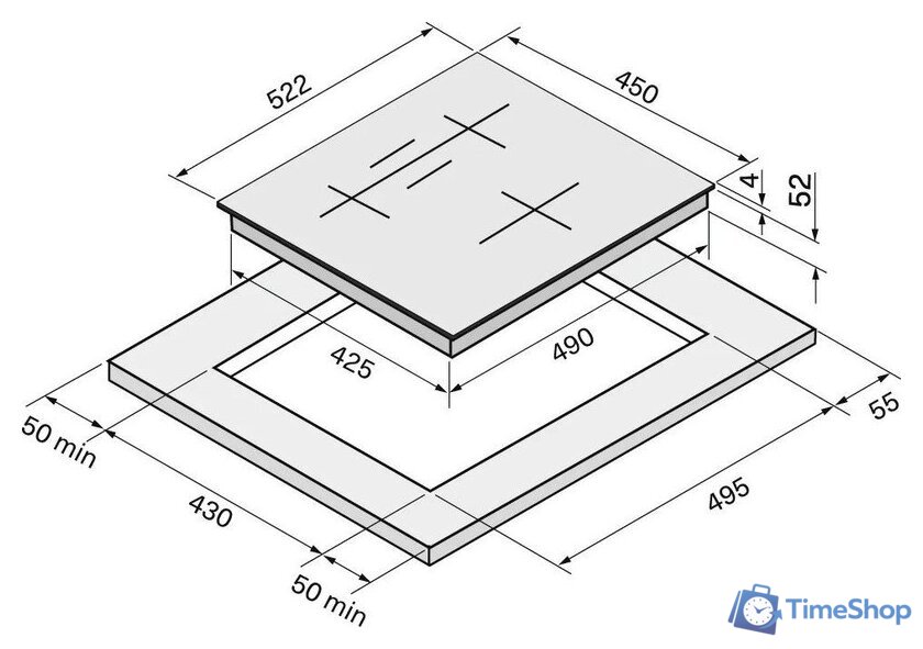 Варочная панель Krona Genesis Max 45 WH - Изображение №12 — Интернет-магазин Time-Shop