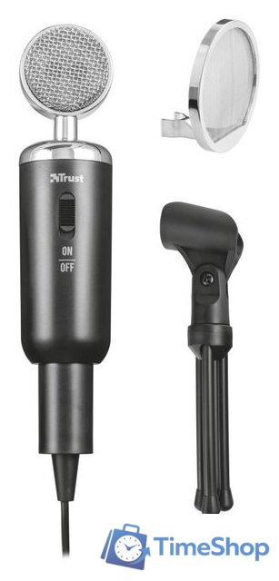 Проводной микрофон Trust Madell 21672 - Изображение №3 — Интернет-магазин Time-Shop