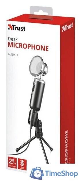 Проводной микрофон Trust Madell 21672 - Изображение №6 — Интернет-магазин Time-Shop