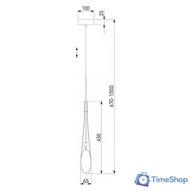 Подвесная люстра Евросвет Folio 50224/1 янтарный - Изображение №3 — Интернет-магазин Time-Shop