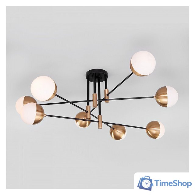 Люстра средней высоты Евросвет Nuvola 70129/8 латунь - Изображение №1 — Интернет-магазин Time-Shop