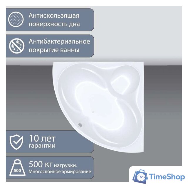 Ванна Triton Сабина 160x160 - Изображение №5 — Интернет-магазин Time-Shop