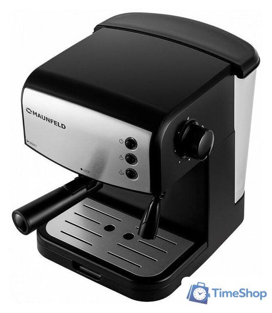 Рожковая кофеварка MAUNFELD MF-734BK - Изображение №2 — Интернет-магазин Time-Shop