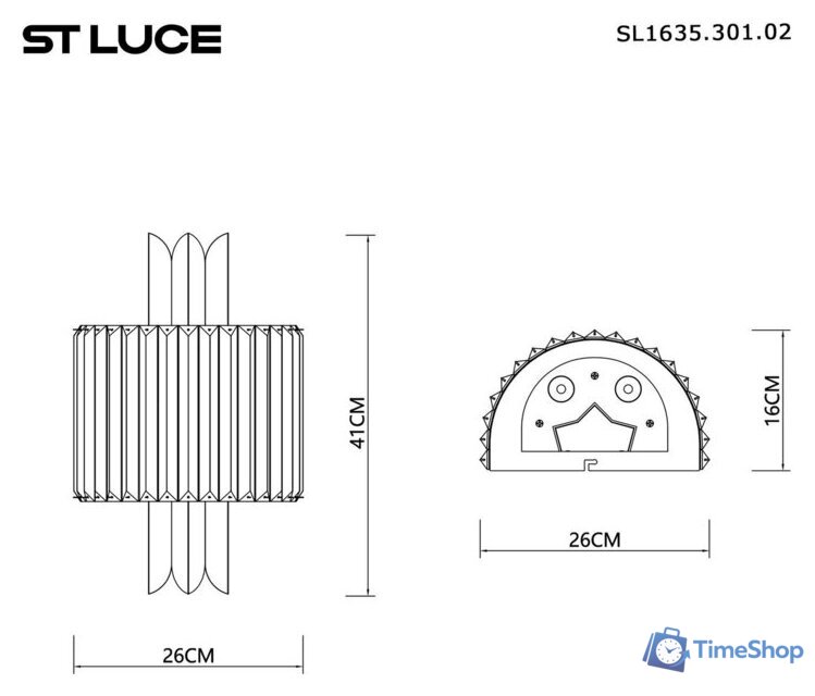 Бра ST Luce SL1635.301.02 - Изображение №3 — Интернет-магазин Time-Shop
