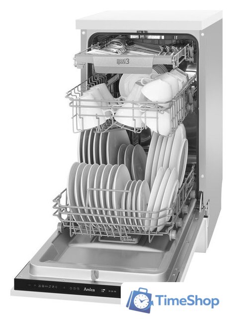 Встраиваемая посудомоечная машина Amica DIM42E6EBqO - Изображение №3 — Интернет-магазин Time-Shop