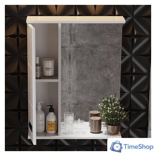  Onika Шкаф с зеркалом Балтика 58.01 205848 - Изображение №3 — Интернет-магазин Time-Shop