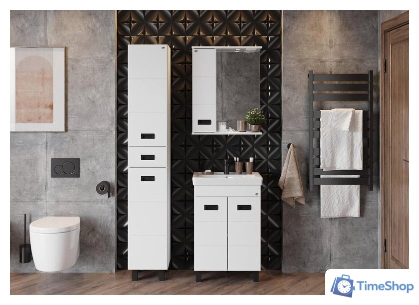  Onika Шкаф с зеркалом Балтика 58.01 205848 - Изображение №5 — Интернет-магазин Time-Shop