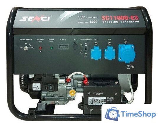 Бензиновый генератор SENCI SC11000-E3 - Изображение №1 — Интернет-магазин Time-Shop