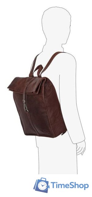 Городской рюкзак Klondike 1896 Digger Mara KD1070-03 (темно-коричневый) - Изображение №7 — Интернет-магазин Time-Shop