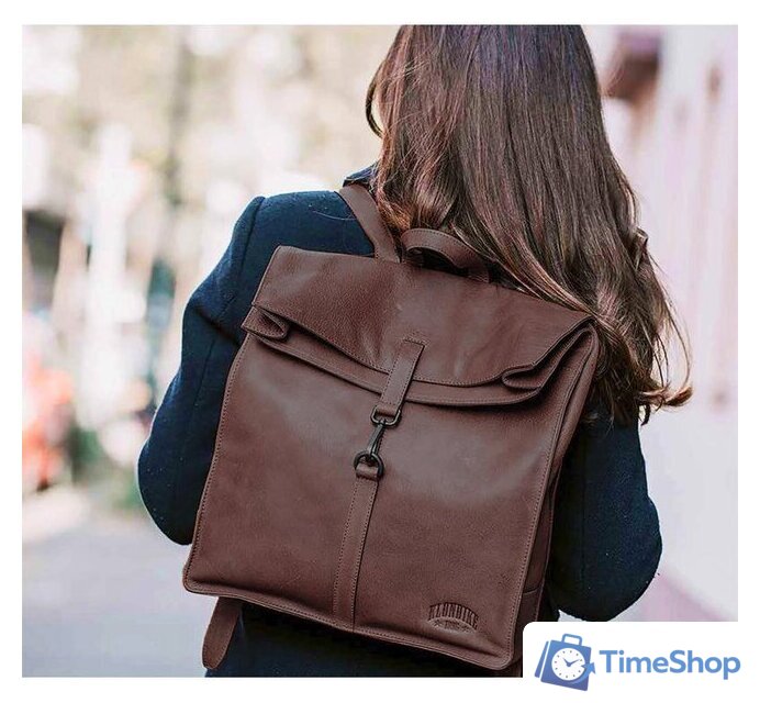 Городской рюкзак Klondike 1896 Digger Mara KD1070-03 (темно-коричневый) - Изображение №9 — Интернет-магазин Time-Shop