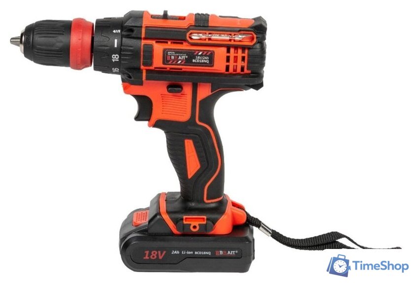 Дрель-шуруповерт Brait BCD18NQ (с 2-мя АКБ, кейс) - Изображение №3 — Интернет-магазин Time-Shop