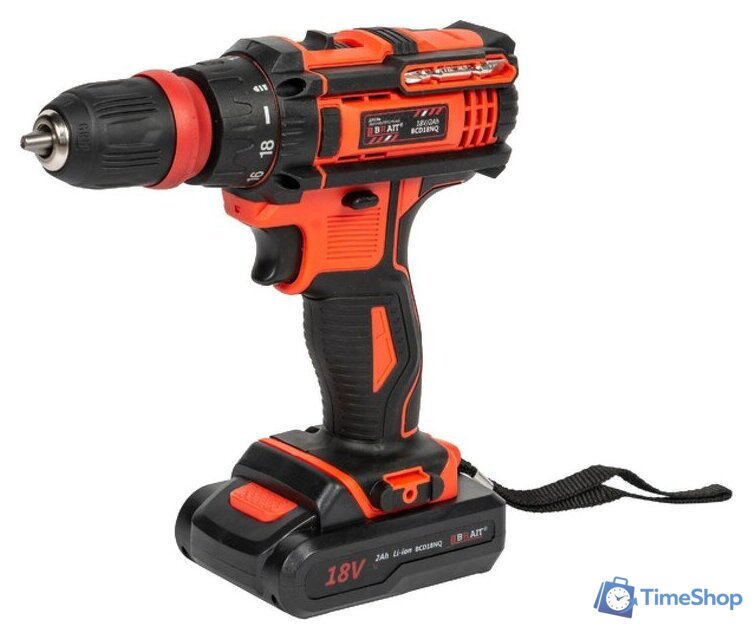 Дрель-шуруповерт Brait BCD18NQ (с 2-мя АКБ, кейс) - Изображение №1 — Интернет-магазин Time-Shop