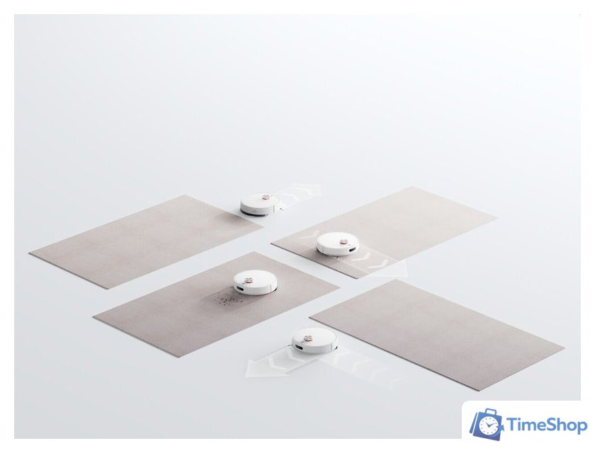 Робот-пылесос Xiaomi Robot Vacuum S40 OV81 (евровилка, белый) - Изображение №12 — Интернет-магазин Time-Shop