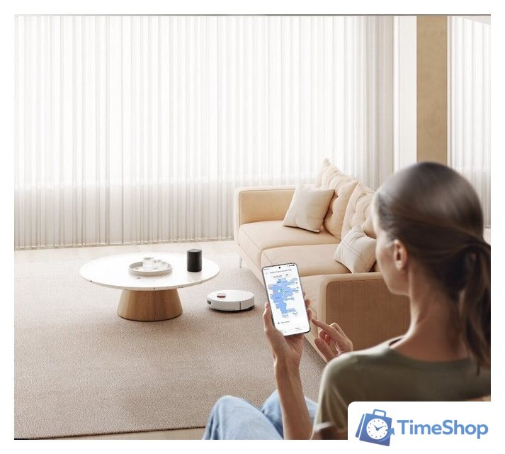 Робот-пылесос Xiaomi Robot Vacuum S40 OV81 (евровилка, белый) - Изображение №20 — Интернет-магазин Time-Shop