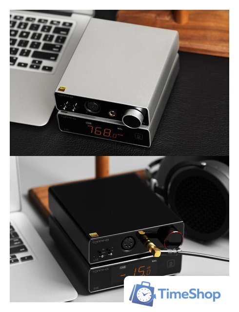 Цифро-аналоговый преобразователь Topping E50 (серебристый) - Изображение №4 — Интернет-магазин Time-Shop