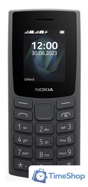 Кнопочный телефон Nokia 105 (2023) Dual SIM TA-1557 (черный) - Изображение №3 — Интернет-магазин Time-Shop