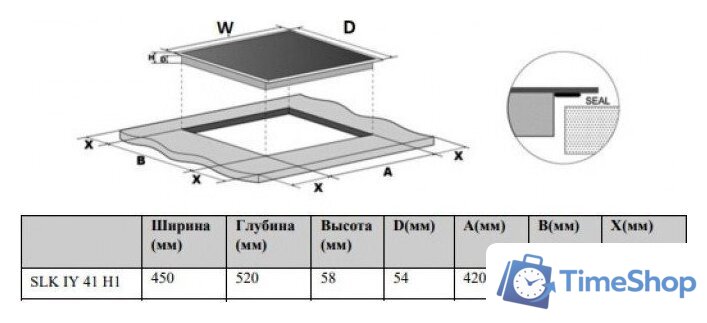 Варочная панель Schaub Lorenz SLK IY 41 H1 - Изображение №6 — Интернет-магазин Time-Shop