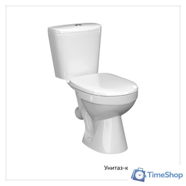 Унитаз напольный Керамин Лаго ЖС Инкоэр-Б1 (однорежимный дюропласт) - Изображение №2 — Интернет-магазин Time-Shop