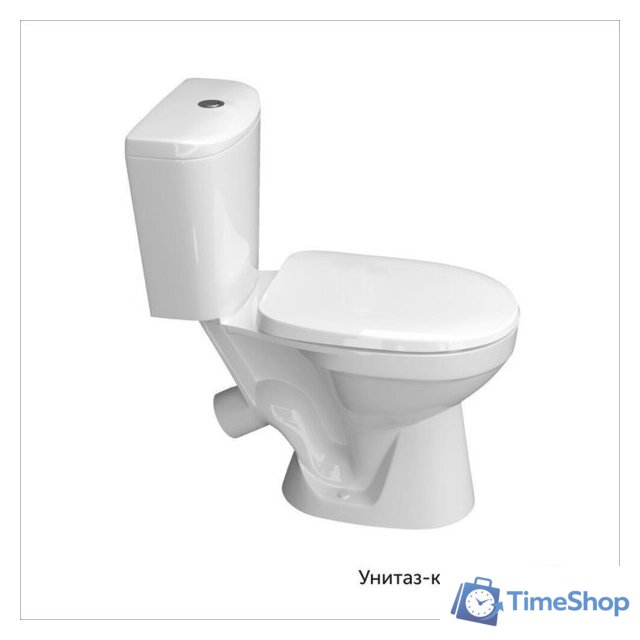 Унитаз напольный Керамин Лаго ЖС Инкоэр-Б1 (однорежимный дюропласт) - Изображение №3 — Интернет-магазин Time-Shop