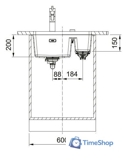 Кухонная мойка Franke Maris MRG 160-34-15 125.0687.266 (каменно-серый) - Изображение №3 — Интернет-магазин Time-Shop