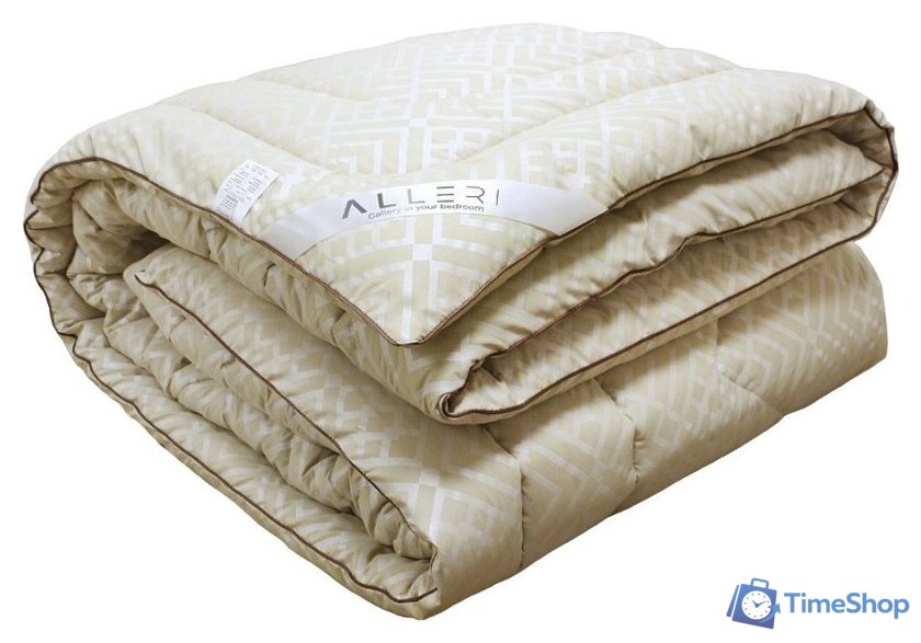 Одеяло Alleri Тик Утолщенное 175x205 (верблюжья шерсть) - Изображение №1 — Интернет-магазин Time-Shop