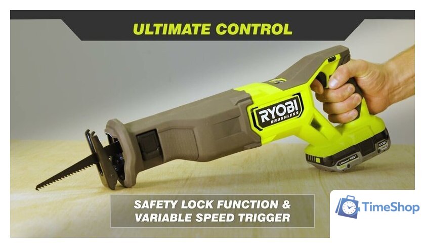 Сабельная пила Ryobi RRS18BL 5133006497 (без АКБ) - Изображение №4 — Интернет-магазин Time-Shop